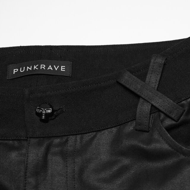 PUNK RAVE Gothic Wide Leg Jeans Business After Midnight