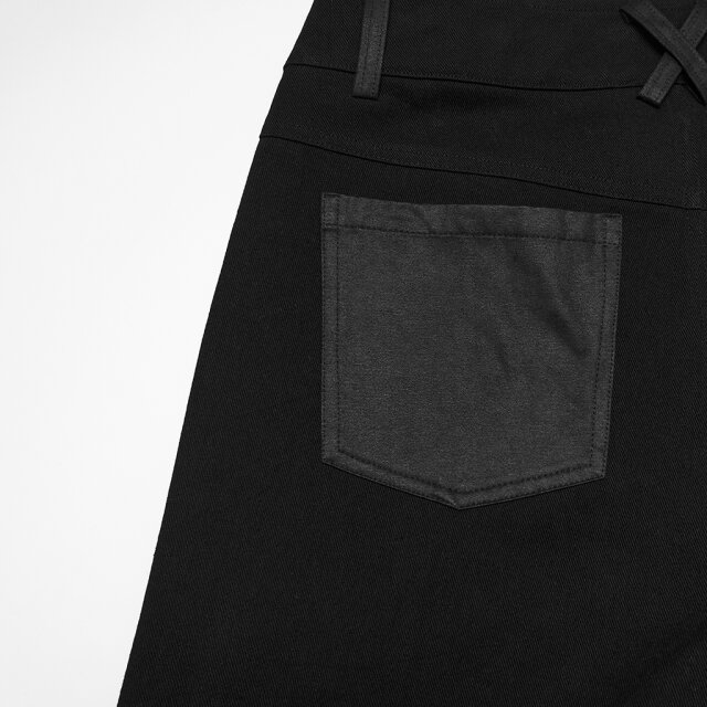 PUNK RAVE Gothic Wide Leg Jeans Business After Midnight