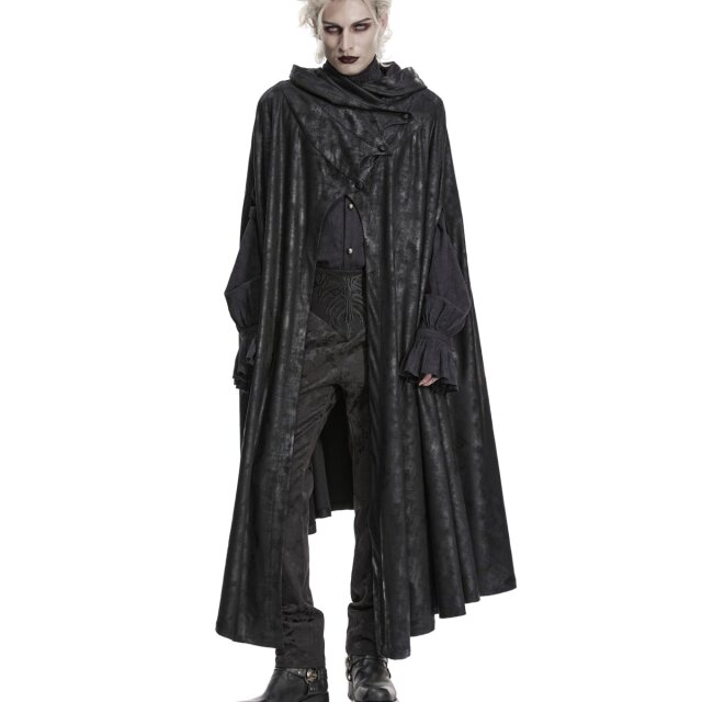 PUNK RAVE Gothic Kapuzen-Umhang Keeper of Twilight