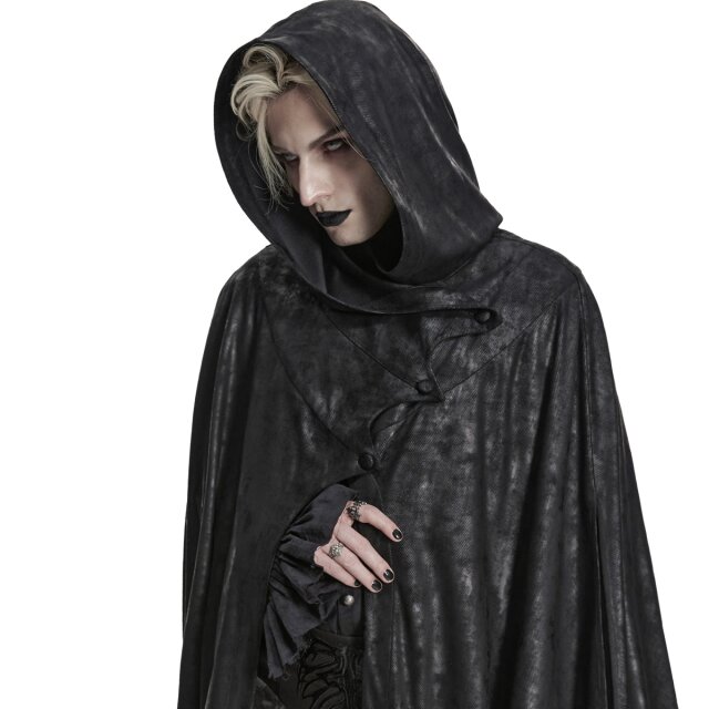 PUNK RAVE Gothic Kapuzen-Umhang Keeper of Twilight