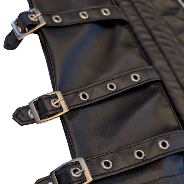 ZÜGELLOS Gothic Wetlook Bikerjacke One Way to Midnight
