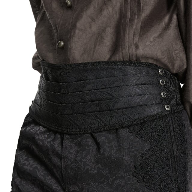 PUNK RAVE Victorian Gothic Kummerbund Black Tie & Bad Intentions