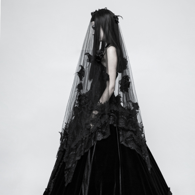 Victorian / Gothic veil Dark Bride