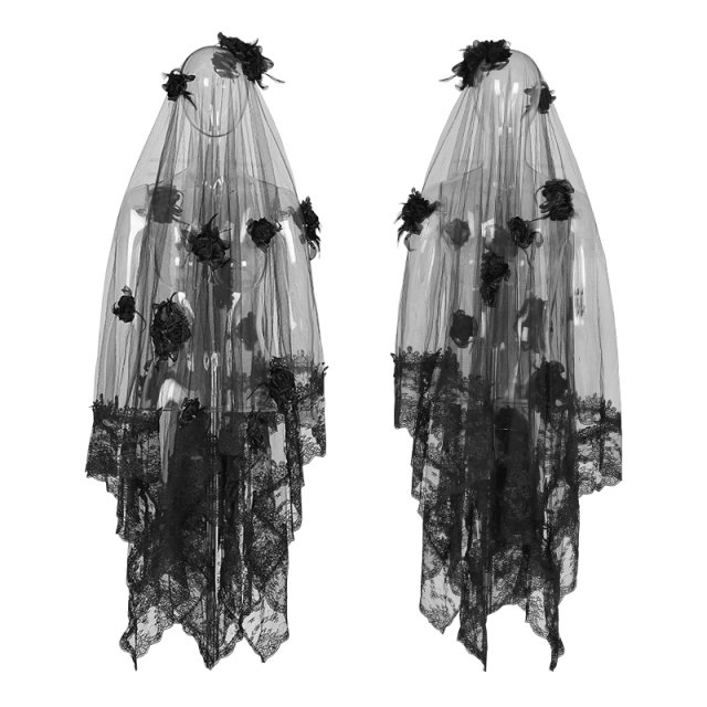 Viktorianischer / Gothic-Schleier Dark Bride