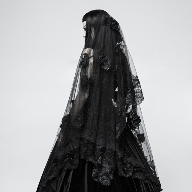 Viktorianischer / Gothic-Schleier Dark Bride