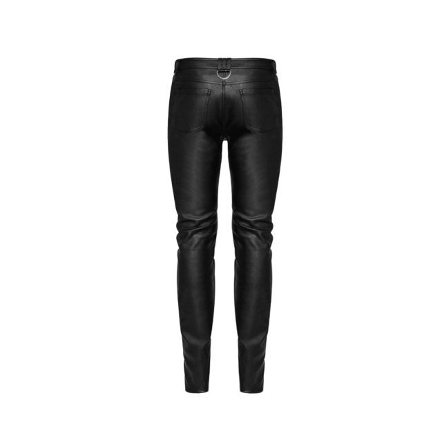 Gothic- /Uniform Veggie-Leather Pants X-Ray for Men - size: M