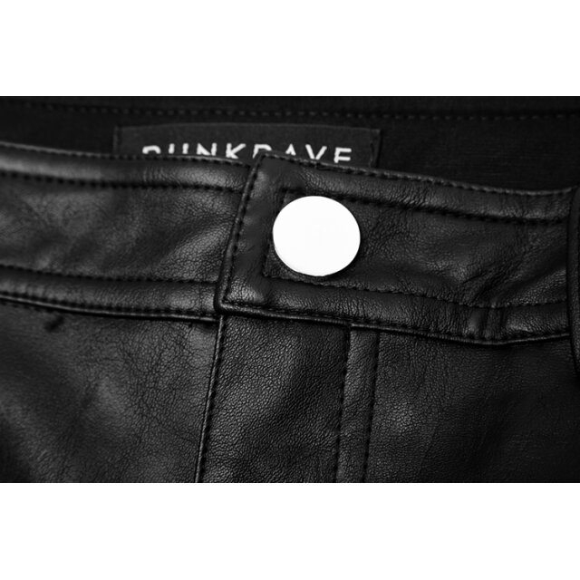 Gothic- /Uniform- Veggie-Lederhose X-Ray für Herren - Größe: 3XL