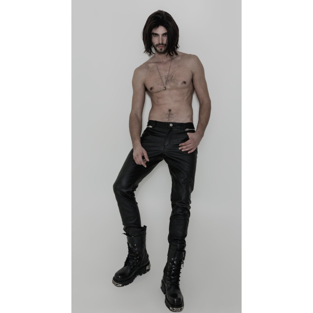 Gothic- /Uniform Veggie-Leather Pants X-Ray for Men - size: 3XL