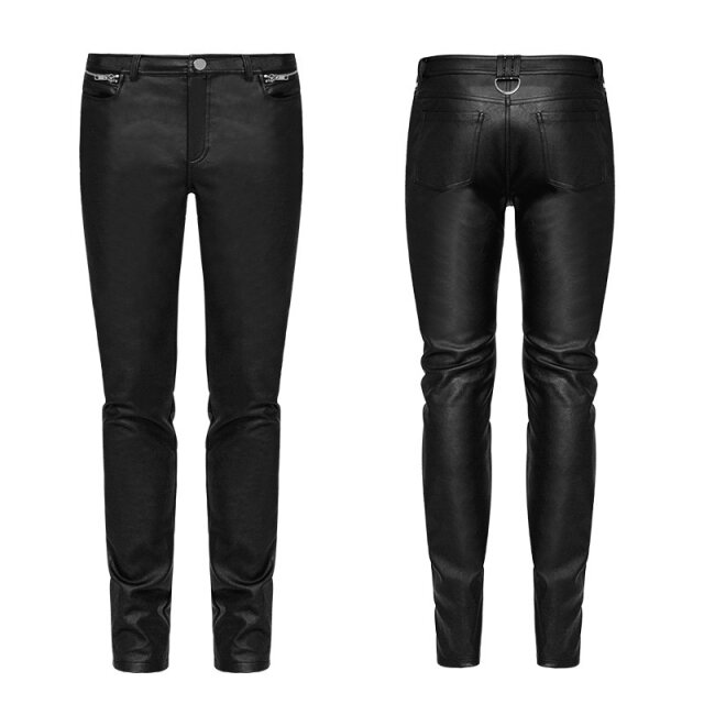 Gothic- /Uniform- Veggie-Lederhose X-Ray für Herren - Größe: 3XL