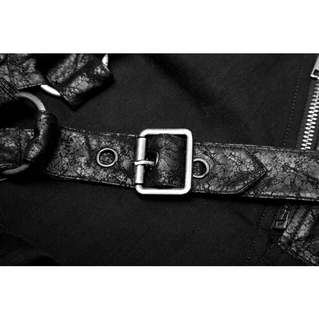 Gothic-/ Military-Pants Razzor with detachable straps - size: S