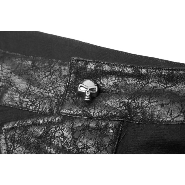 Gothic-/ Military-Pants Razzor with detachable straps - size: S