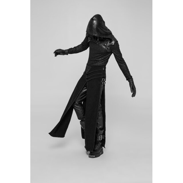 long Punk Rave Mens Skirt / Kilt / Apron Hellraiser - size: L-XL