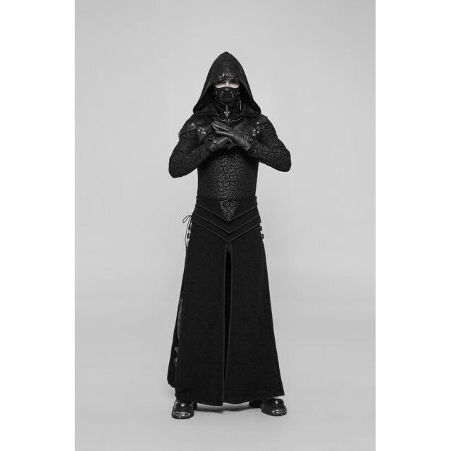 long Punk Rave Mens Skirt / Kilt / Apron Hellraiser - size: L-XL