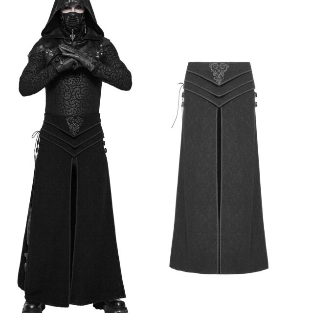 long Punk Rave Mens Skirt / Kilt / Apron Hellraiser - size: L-XL