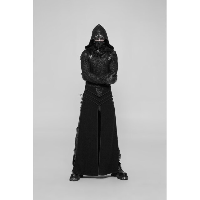 long Punk Rave Mens Skirt / Kilt / Apron Hellraiser - size: XXL-3XL