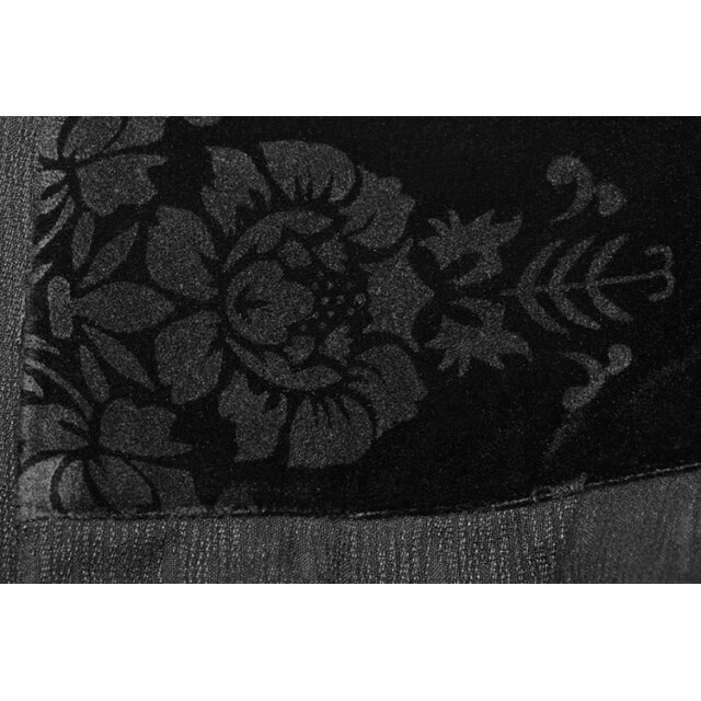 narrow Punk Rave trousers Rosewood with velvet waistband - size: XXL