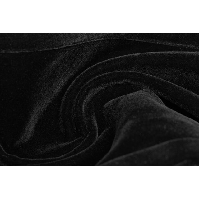 Schwarze Samthose Draco von Punk Rave - Größe: 4XL