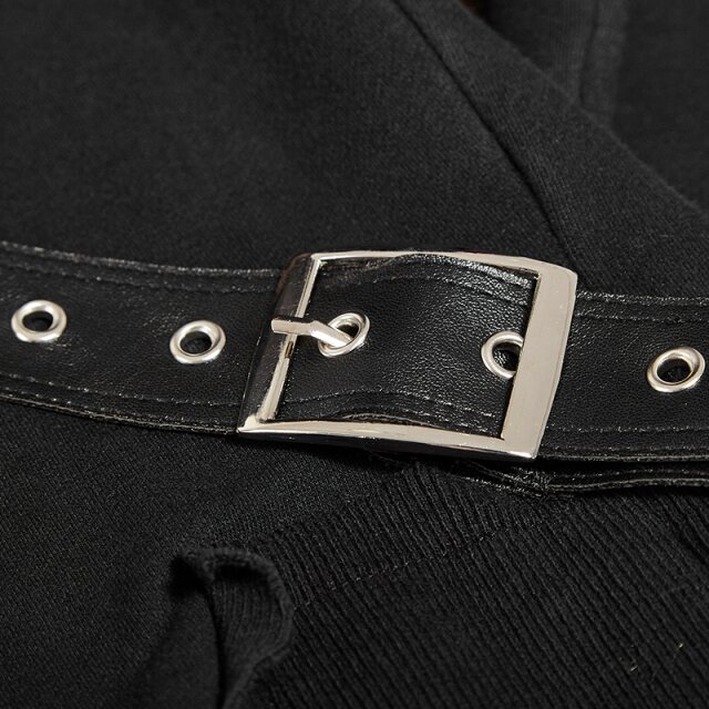 Gothic-/ Punk-Sweatjacke Samuraia - Größe: M-L