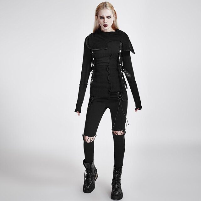 Gothic-/ Punk-Sweatjacke Samuraia - Größe: M-L