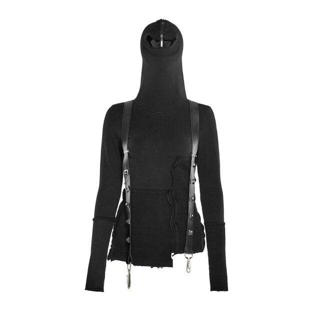 Gothic-/ Punk-Sweatjacke Samuraia - Größe: M-L