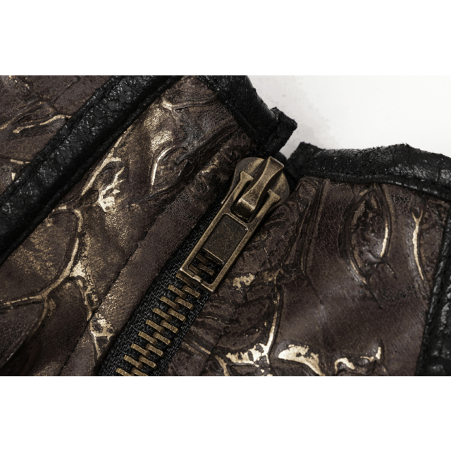 Gothic / LARP / Medieval collar Jeanne DArc in black or brown