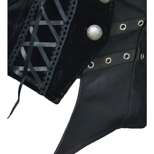 Asymmetric metal/gothic jacket Gamora - size: XXL