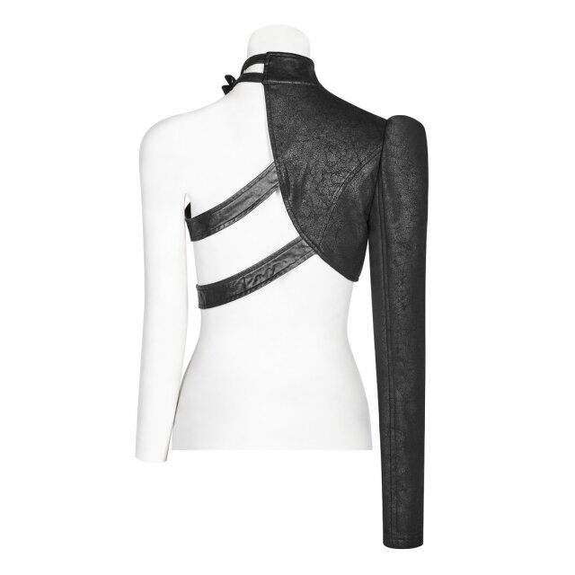 LARP-/ Cyber-Halbbolero-Jacket Furiosa made of velours - size: M