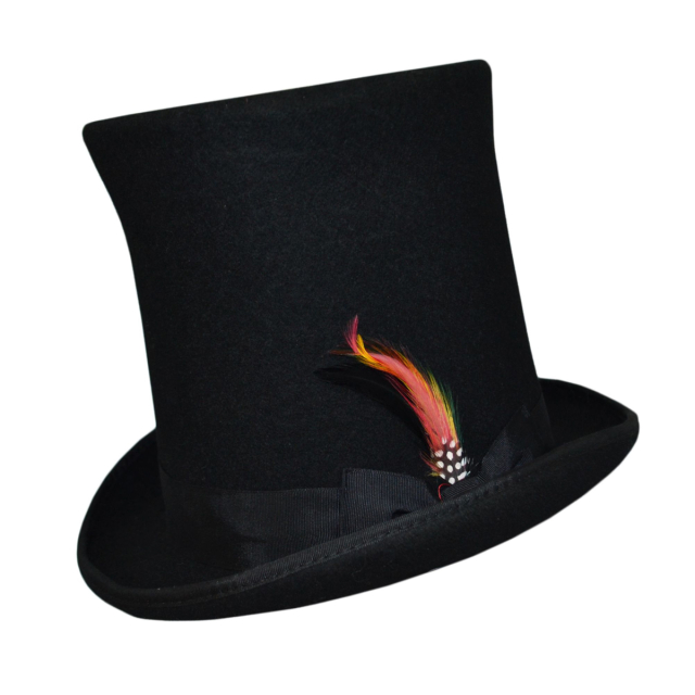 Very high mens gothic/steampunk top hat