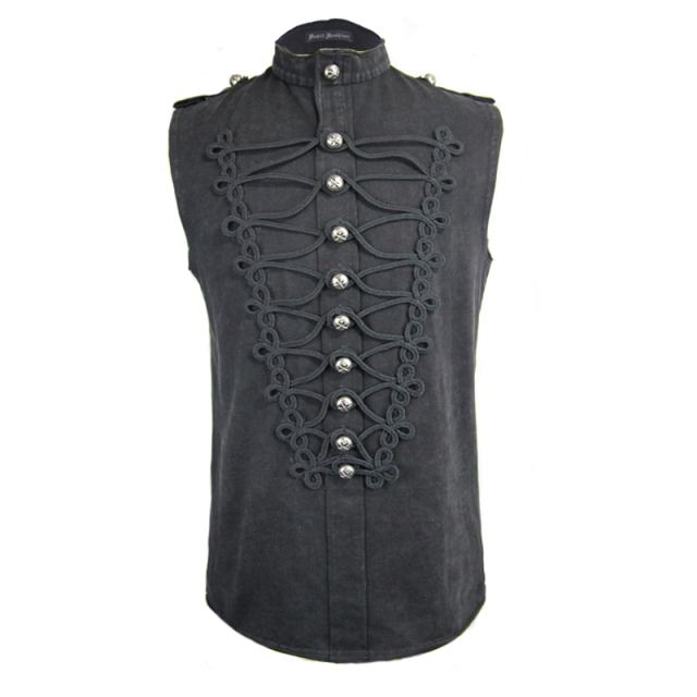 Gothic tank top Colony in uniform look - size: L