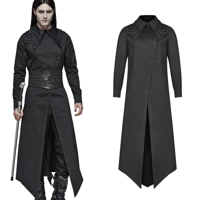Long Gothic/LARP shirt coat Sensei by PUNK RAVE