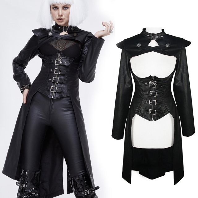 Devil Fashion Gothic Ladies Tops Nu Goth Steampunk...