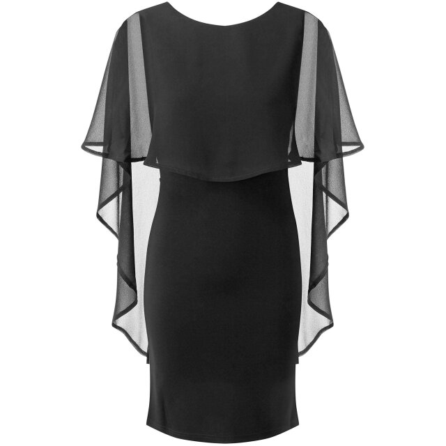 KILLSTAR Rückenfreies Lenox Cape Dress XL