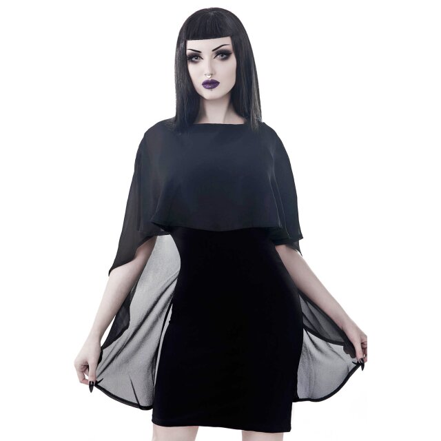 KILLSTAR Rückenfreies Lenox Cape Dress XL