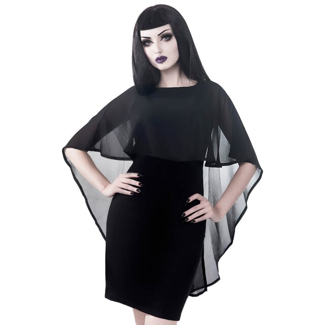 KILLSTAR Rückenfreies Lenox Cape Dress XL