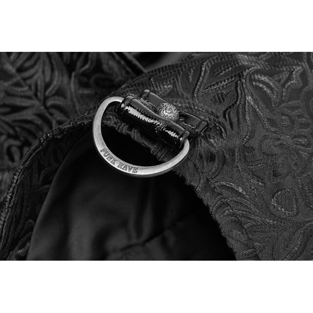 Kurzarm-Bolero Dujour in uni-schwarz oder schwarz-rot schwarz XL