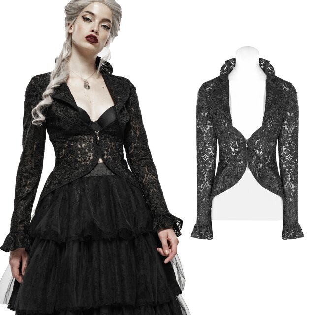 Viktorianische Gothic Jacke aus Spitze WY-1144 von Punk Rave