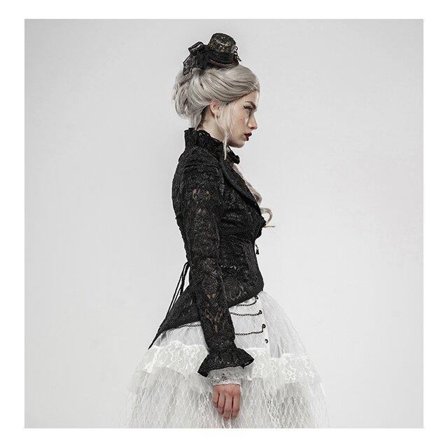 PUNK RAVE lace jacket Nightwhisper with decorative lacing