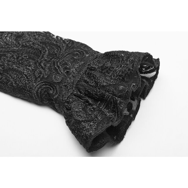 PUNK RAVE Spitzenjacke Nightwhisper mit Zierschnürung 3XL
