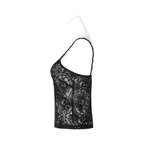 PUNK RAVE lace strap top