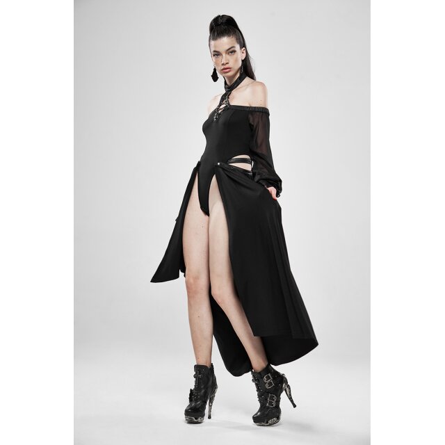 PUNK RAVE Bodykleid Salem mit abnehmbarem Rockteil XL-XXL