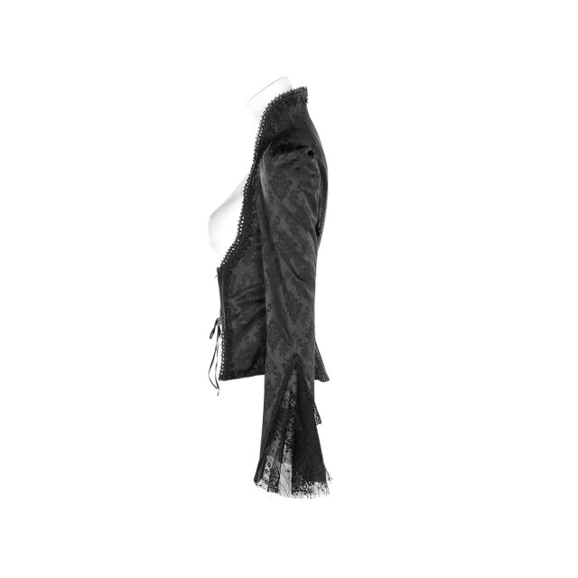 Short blouse jacket Bellawitch with deep neckline