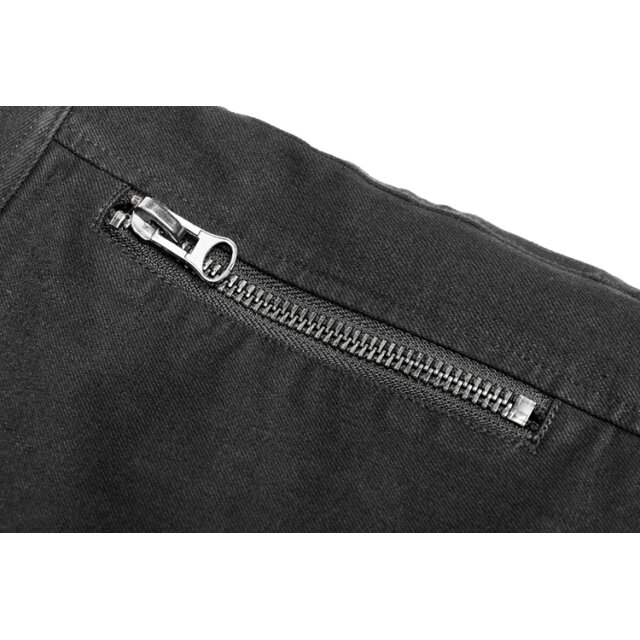 Mens Gothic trousers Kollaborateur with leatherette details