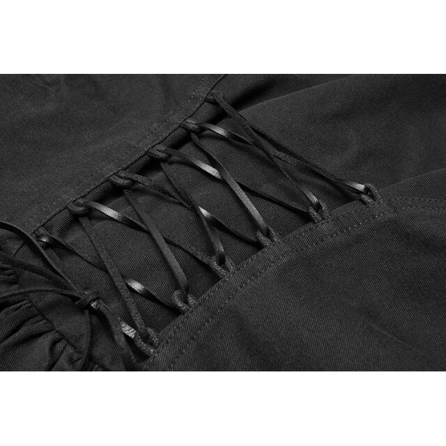 Gothic jacket Utopia with swallowtail with very deep neckline