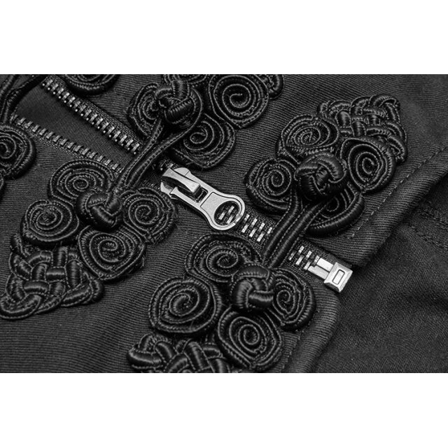 Gothic jacket Utopia with swallowtail with very deep neckline