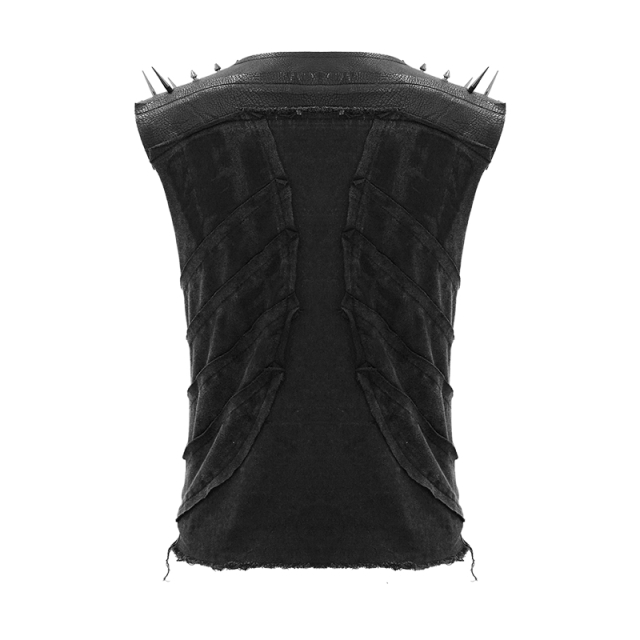 End time tank top Bonecrusher with spiked rivets M