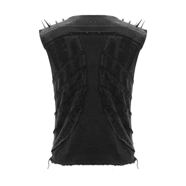 End time tank top Bonecrusher with spiked rivets XL