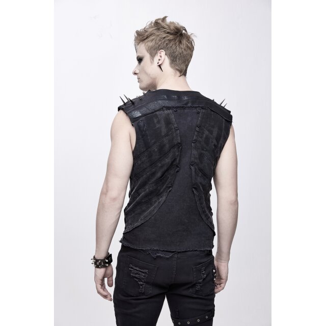 End time tank top Bonecrusher with spiked rivets XL