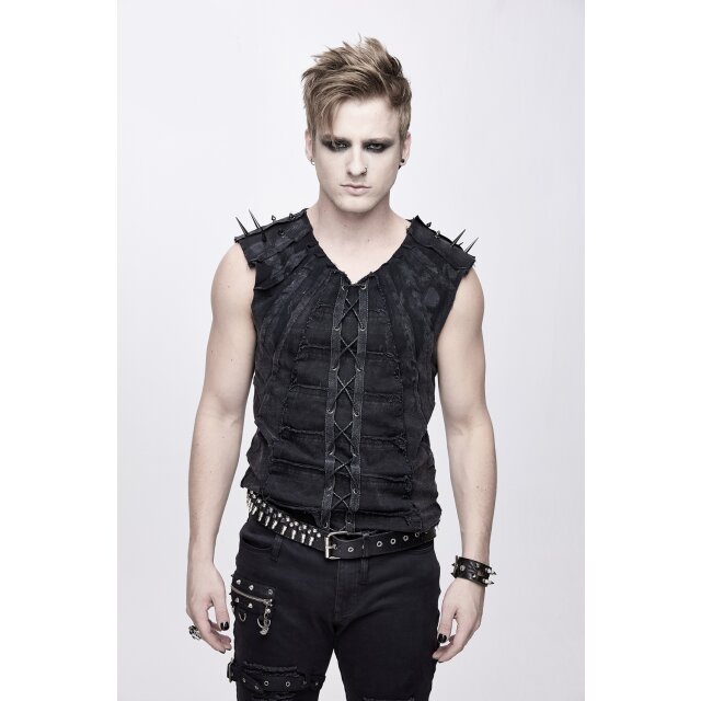 End time tank top Bonecrusher with spiked rivets 3XL