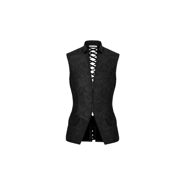 Victorian PUNK RAVE vest Nobleman with lacing