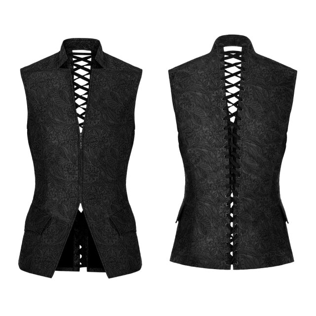 Victorian PUNK RAVE vest Nobleman with lacing